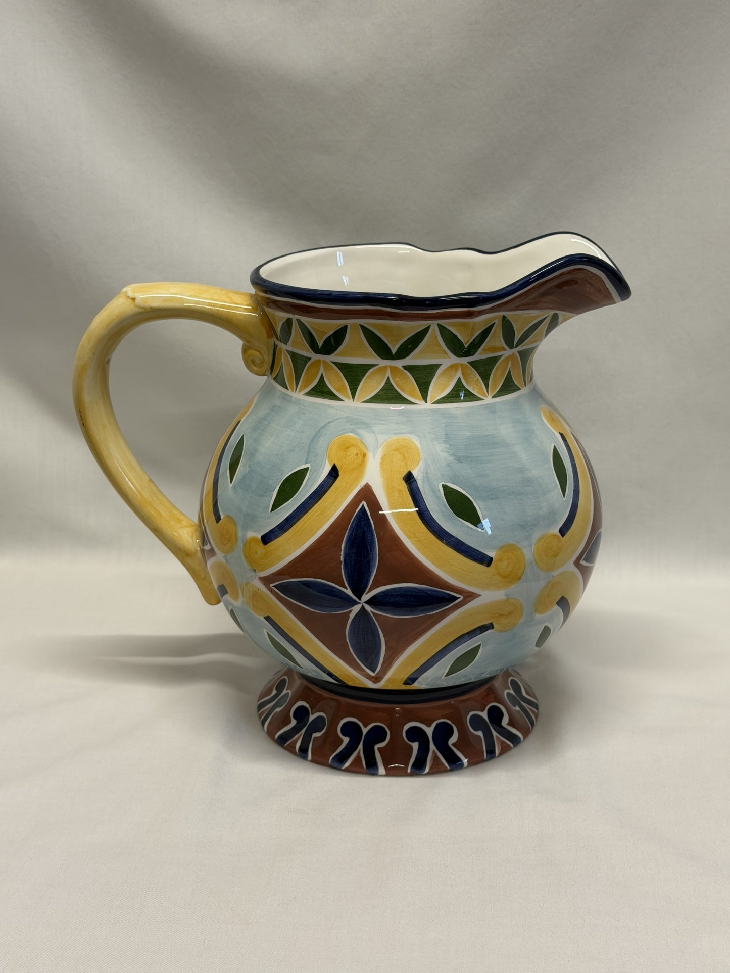 The Cellar Pitcher Tea Water Juice Southwestern Vintage