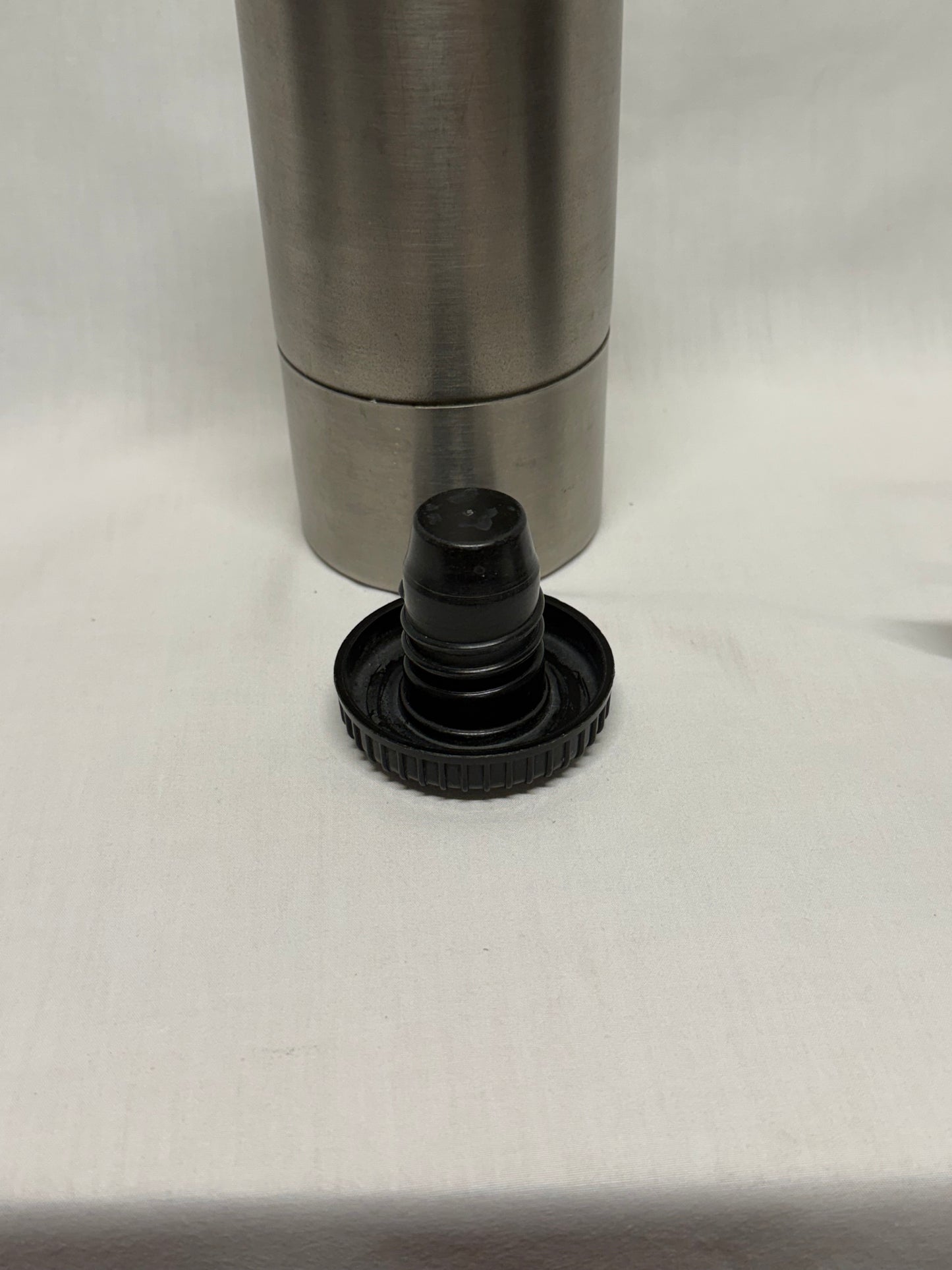 Thermos Stainless Steel Vacuum Bottle #2264S Stopper #764 Pint Vintage
