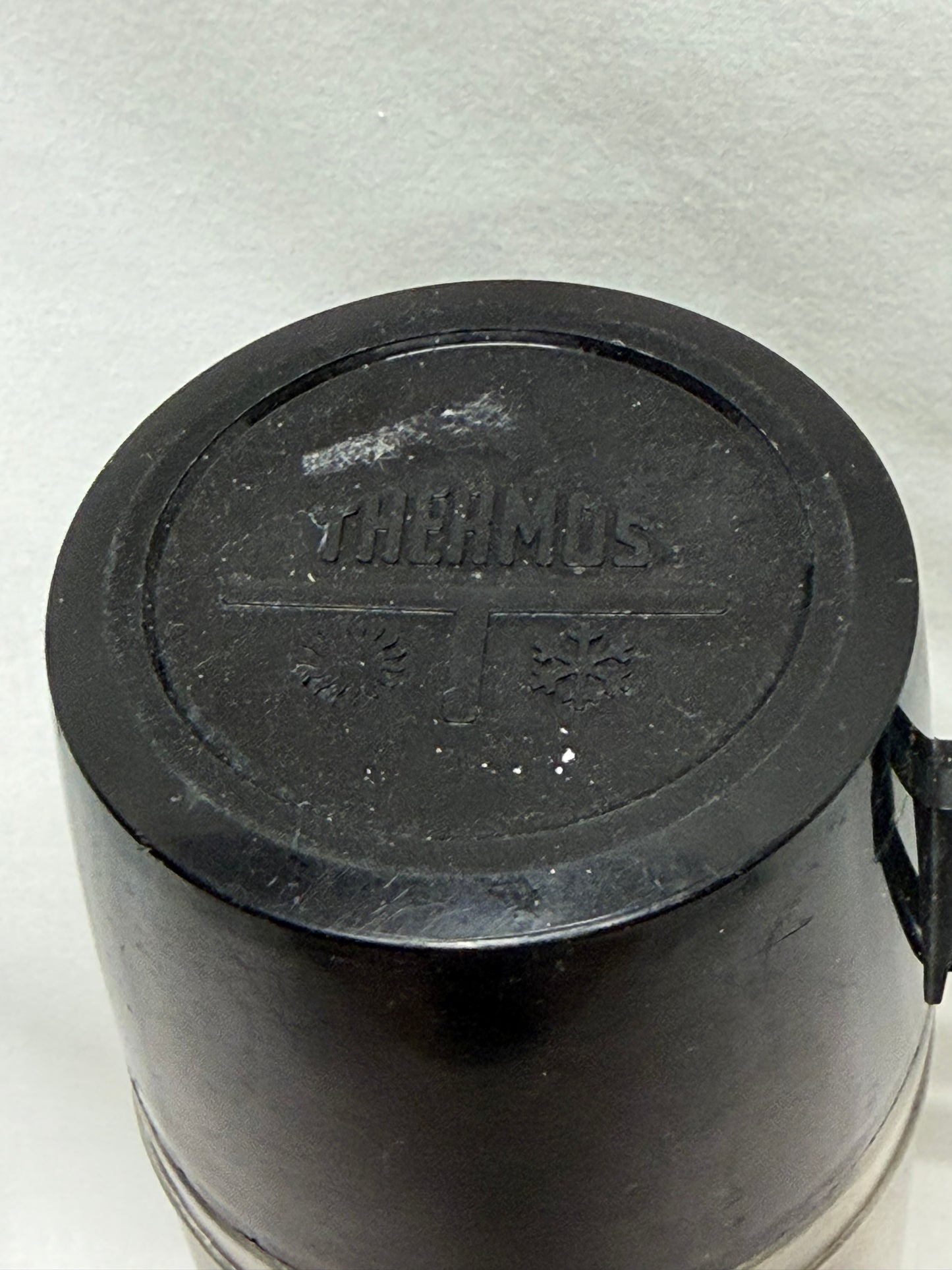 Thermos Stainless Steel Vacuum Bottle #2264S Stopper #764 Pint Vintage