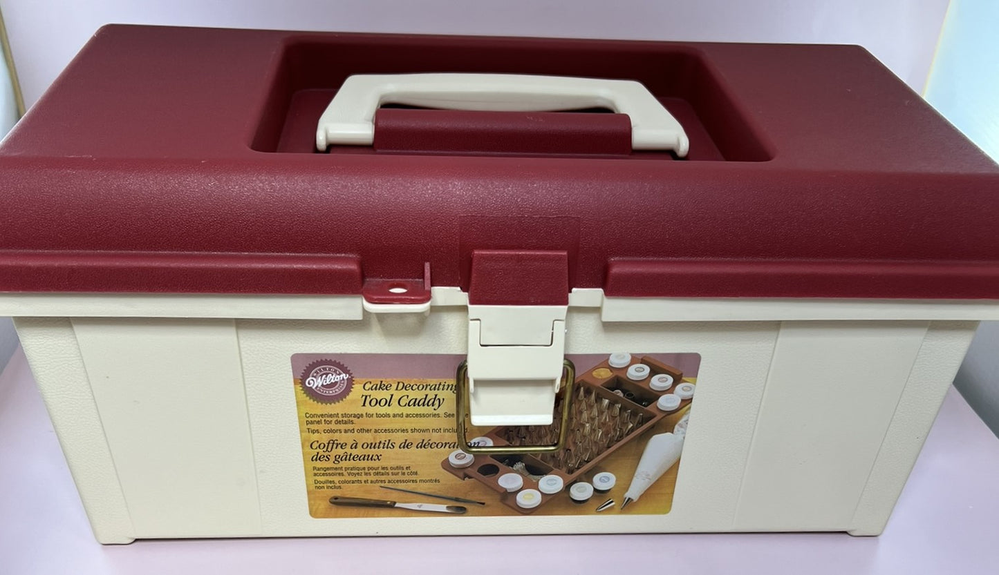 Wilton Cake Decorating Tool Caddy Lift-out Tray Tools Not Included Lockable