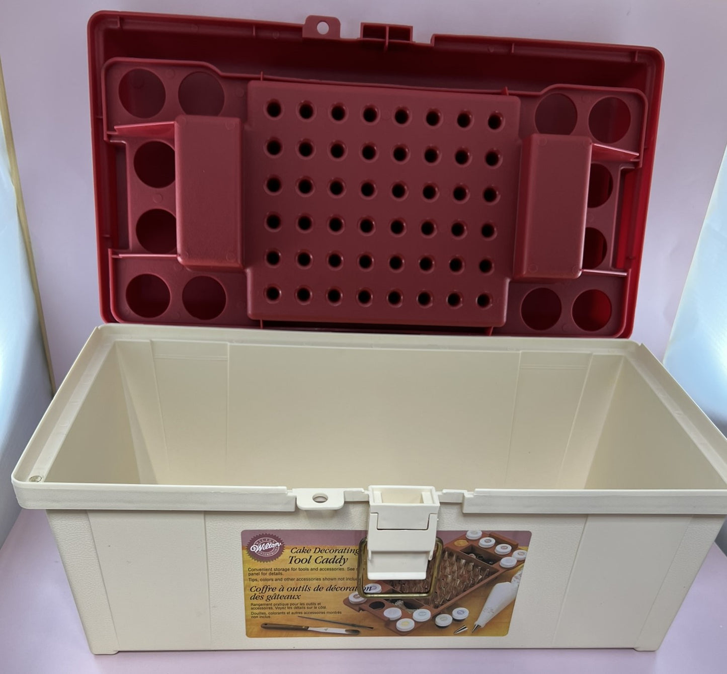 Wilton Cake Decorating Tool Caddy Lift-out Tray Tools Not Included Lockable