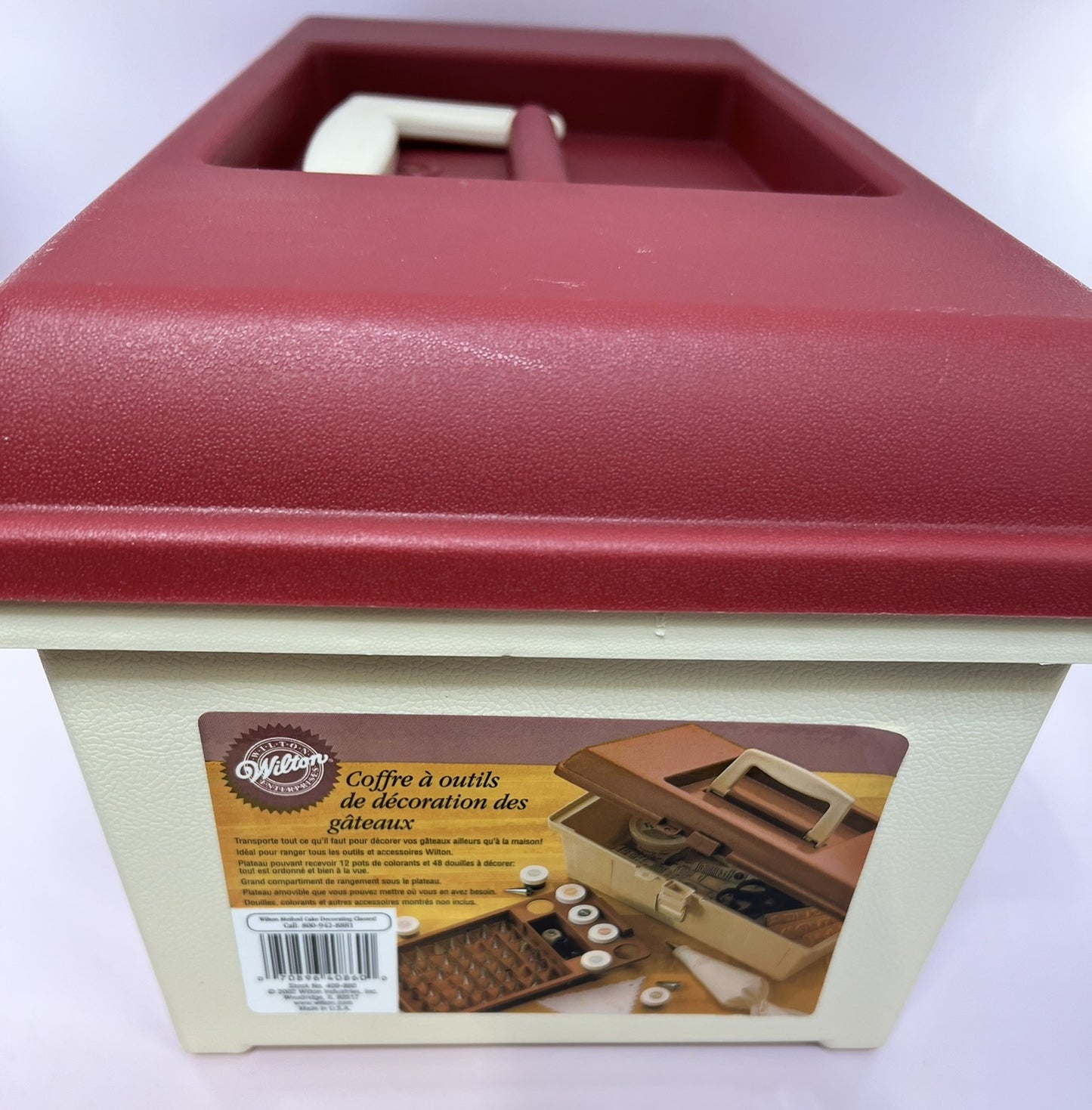 Wilton Cake Decorating Tool Caddy Lift-out Tray Tools Not Included Lockable